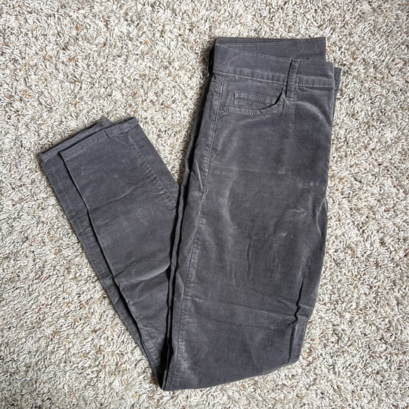 GAP Grey Courderoy / Velvet Material Skinny Pant - Picture 2 of 4